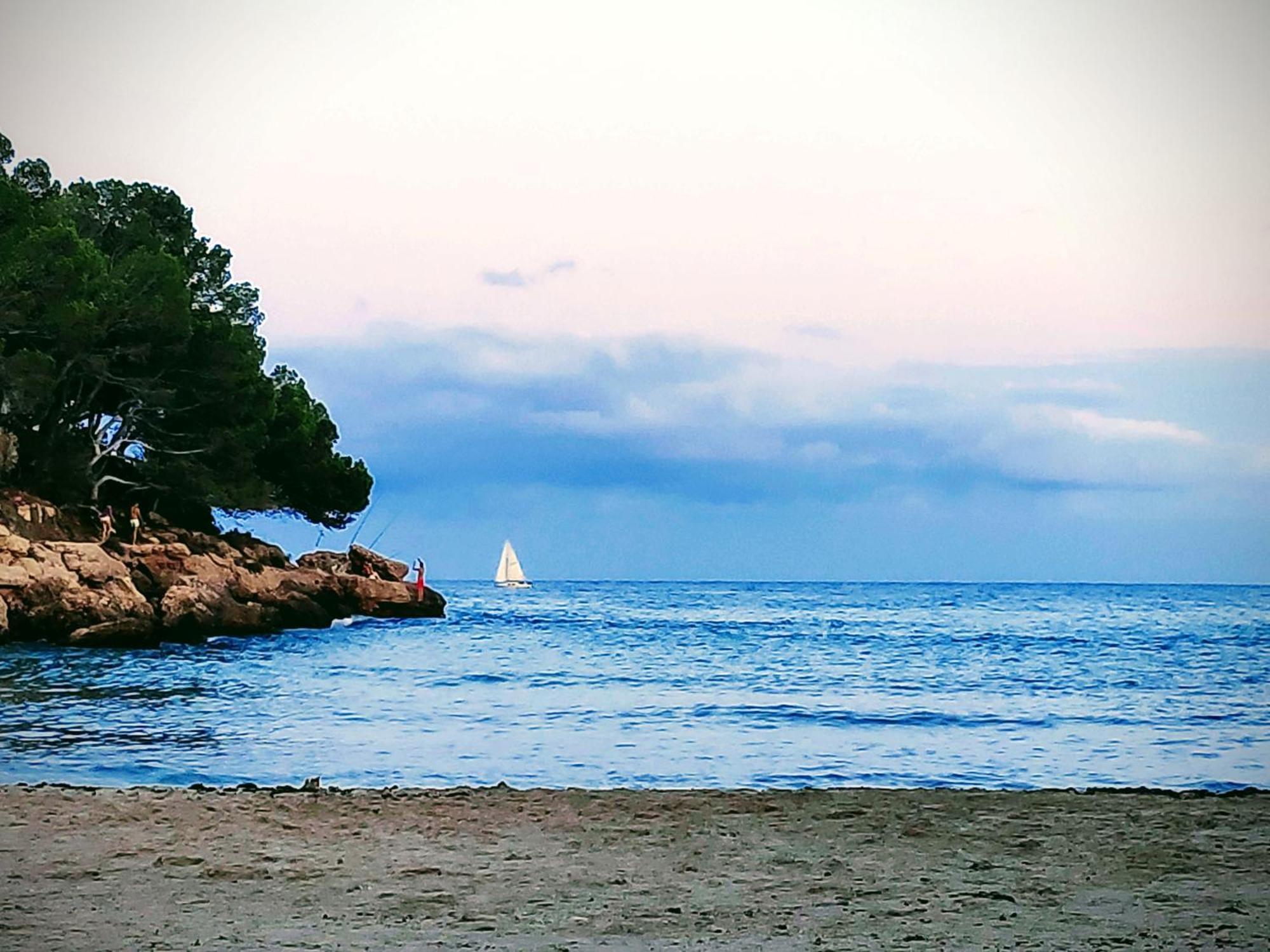 Paraiso En Cala Llobeta Calafat Esterno foto